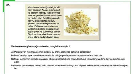 Mısır tanelerinin dengeleyici ısıtılması