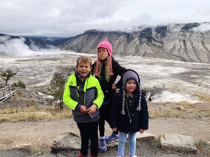 Old Faithful geyser στο Yellowstone