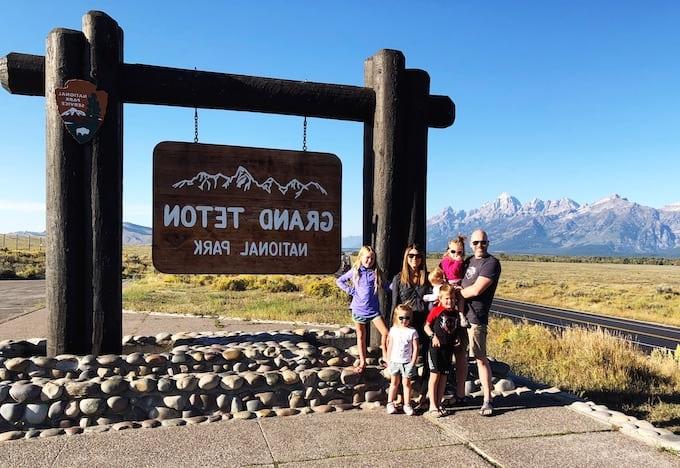 Οικογενειακό πορτρέτο στα Tetons