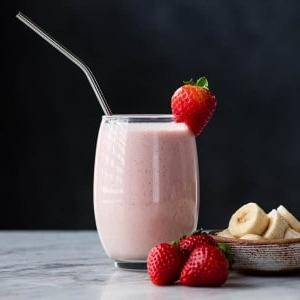 Smoothie Φράουλας-Μπανάνας