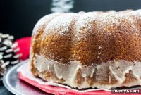 Spiced Eggnog Bundt with Creamy Glaze