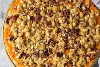 Candied Sweet Potato Casserole with Buttery Streusel