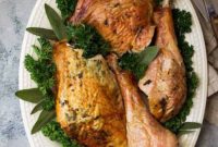 Flattened Herb Roasted Turkey