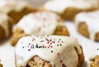 Warm Gingerbread Scones with Tangy Cream Cheese Frosting