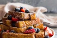 Warm Cinnamon Sugar French Toast Sticks