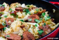 Savory Cabbage and Sausage Skillet