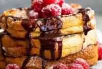 Dreamy Raspberry Cheesecake French Toast