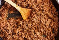 Easy Homemade Ground Beef Taco Meat