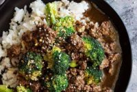Savory Ground Beef and Broccoli Dinner