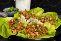 Zesty Chicken Lettuce Cups