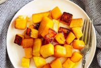 Caramelized Maple Roasted Butternut Squash
