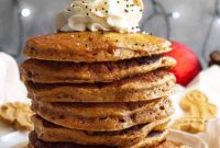 Festive Gingerbread Pancakes