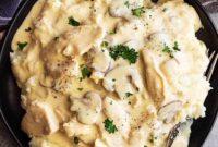 Effortless Creamy Chicken Stroganoff