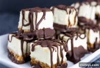 Chocolate Dipped Cheesecake Bites