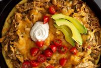 Fiesta Chicken Tamale Bake