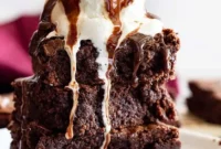 Fudgy One Bowl Cocoa Brownies