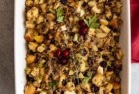 Savory Apple Sausage Stuffing