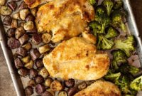 Easy Sheet Pan Parmesan Chicken & Veggies