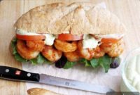 Kickin’ Shrimp Sandwich with Creamy Avocado Mayo