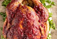 Cranberry-Kissed Roast Turkey