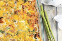 Savory Mushroom Asparagus Strata