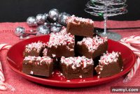 Irresistible Chocolate Peppermint Fudge