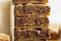Homemade Chocolate Chip Cookie Bars