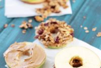 Peanut Butter Apple Granola Sandwiches