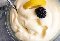 Zesty Lemon Mousse