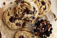 Decadent Dark Chocolate Cranberry Cookies