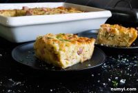 Golden Ham and Cheese Breakfast Bake