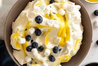Whipped Lemon Blueberry Dream