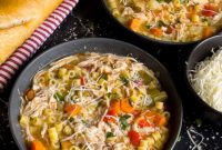 Hearty Sicilian Chicken Noodle Soup