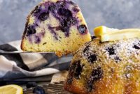 Zesty Lemon Blueberry Bundt Cake