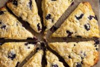 The Ultimate Lemon Blueberry Scones