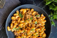 One Pot Ground Beef and Macaroni