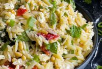 Mediterranean Spinach Feta Orzo