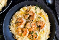 Fiery Shrimp with Creamy Cajun Polenta