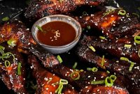 Fiery Korean Gochujang Smoked Chicken Legs