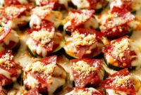 Quick and Easy Zucchini Pizza Bites