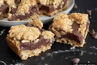 Decadent Oatmeal Fudge Bars