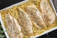 Comforting Chicken Rice Bake