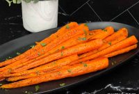 Sweet & Savory Roasted Whole Carrots