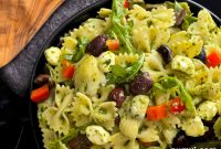 Mediterranean Pasta Salad with Fragrant Garden Herb Vinaigrette