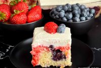 Luscious Berry Poke Cake