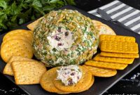 Zesty Olive Cream Cheese Ball