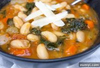 Rustic Tuscan White Bean Soup