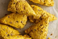 Cozy Pumpkin Chocolate Chip Scones