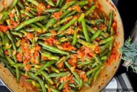 Tender Green Beans in Savory Tomato Sauce