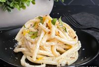 20 Minute Zesty Creamy Lemon Ricotta Pasta